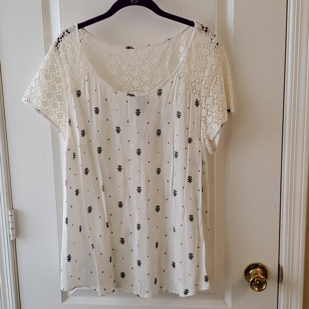 Torrid Split Back Blouse